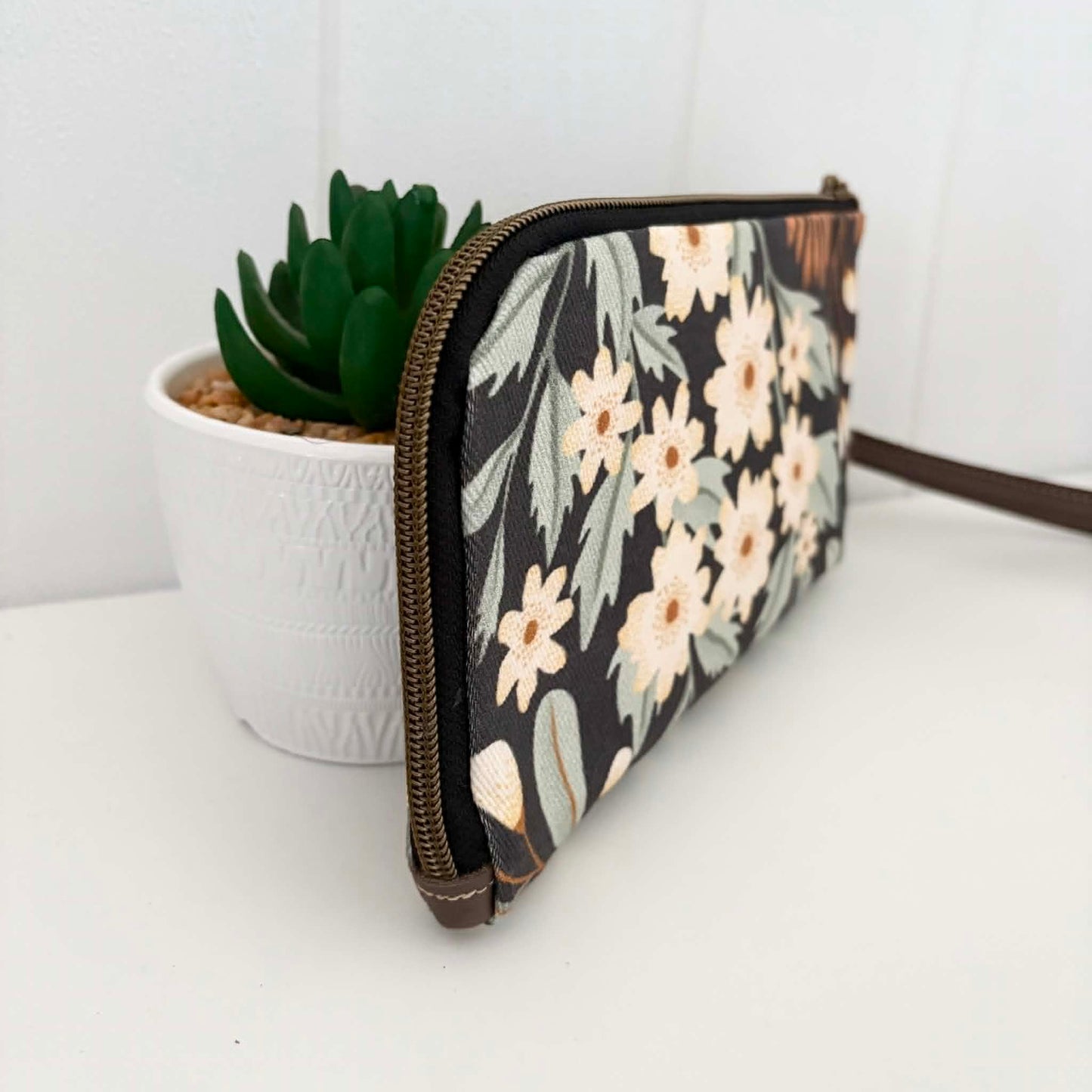 Boronia Purse/Wallet in Floral Wilderness