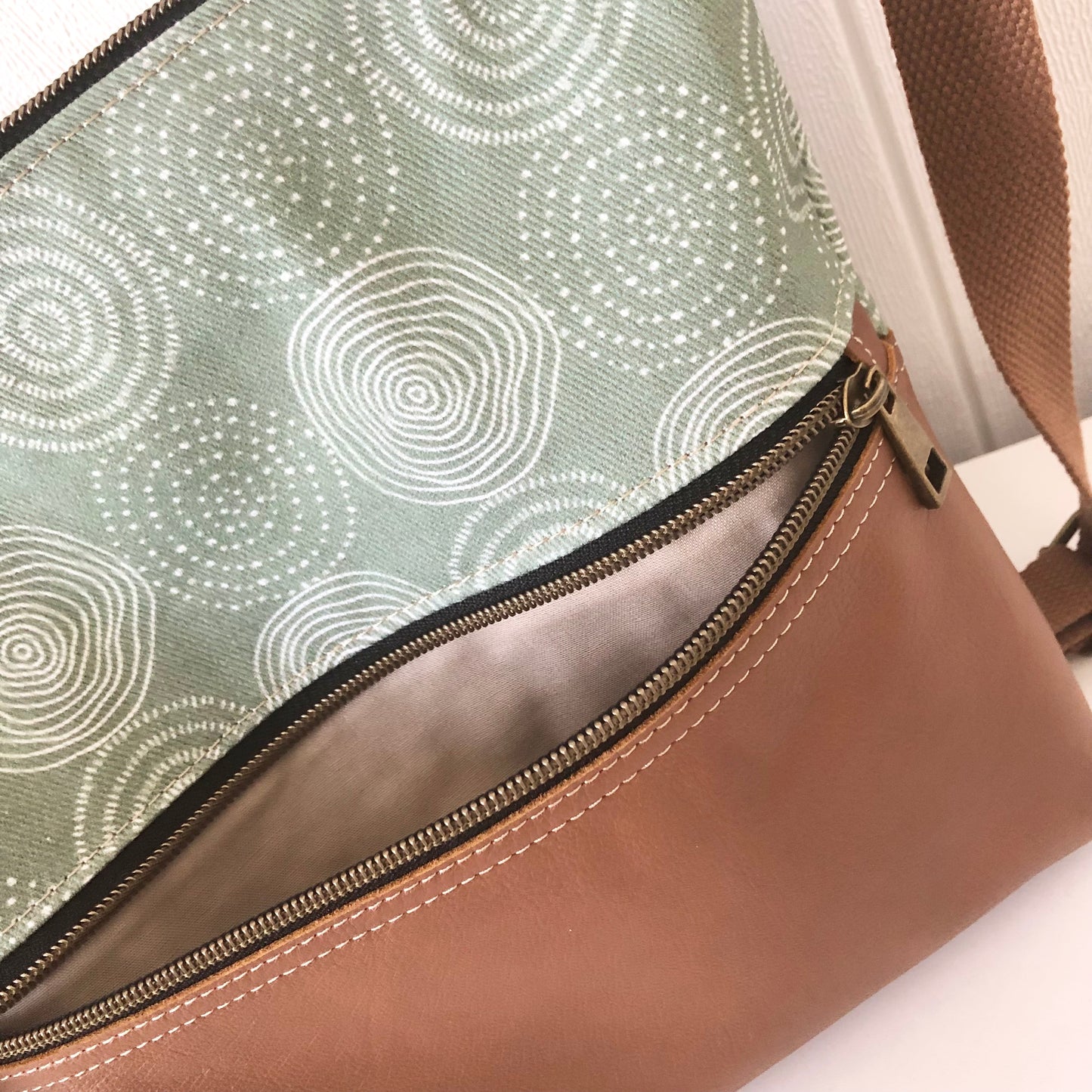 inside bag view tree rings