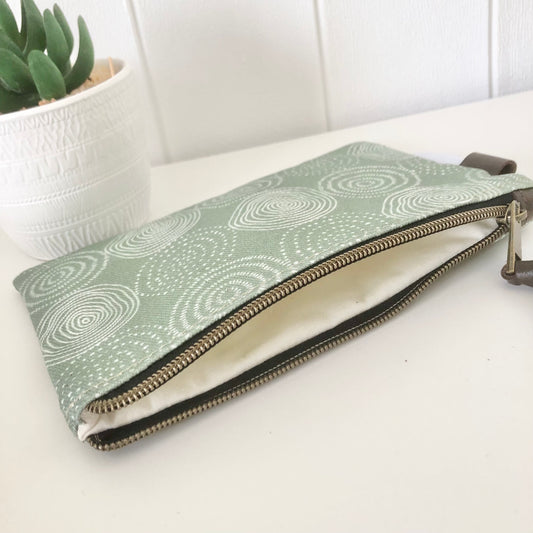 Zipper Pouch in Tree Rings