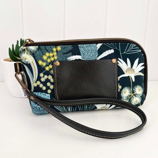 Boronia Purse/Wallet in Moonlight Flora