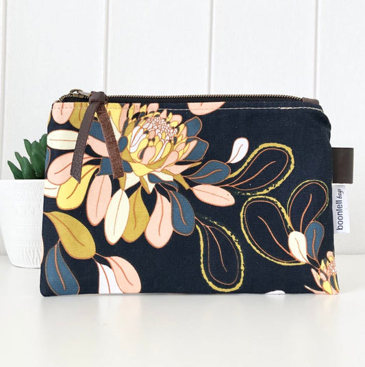 Zipper Pouch in Ginger Utopia