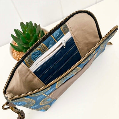 Boronia Purse/Wallet in Modern Floral