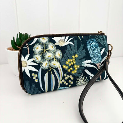 Boronia Purse/Wallet in Moonlight Flora