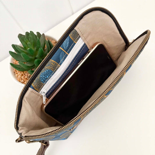 Boronia Purse/Wallet in Modern Floral