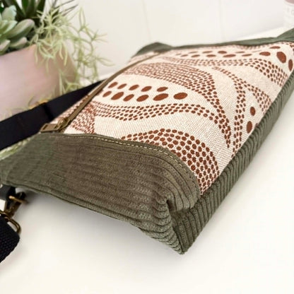Cambridge Bag in Green with Kurrajong