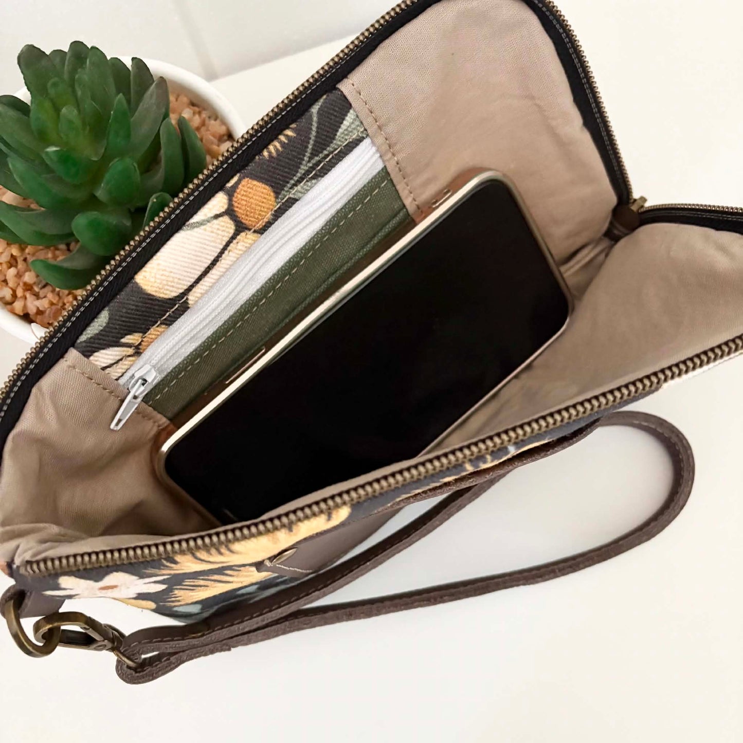 Boronia Purse/Wallet in Floral Wilderness