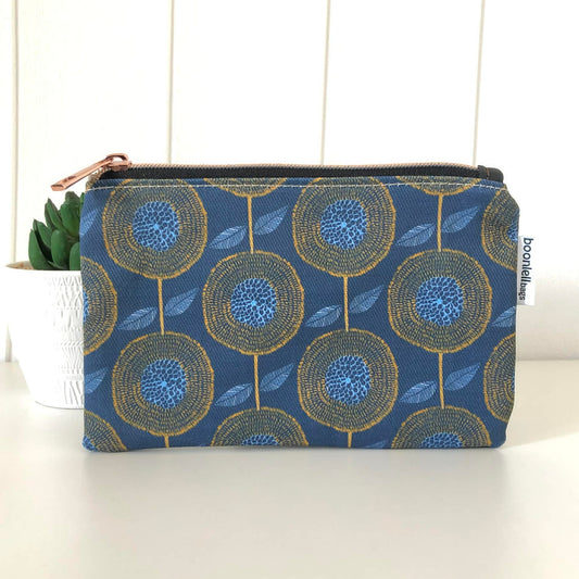 Zipper Pouch in Modern Floral