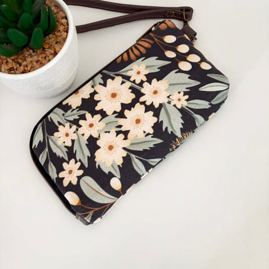 Boronia Purse/Wallet in Floral Wilderness