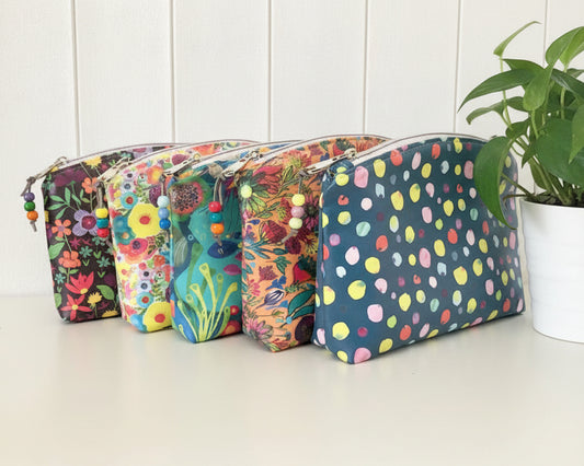 Domed Cosmetic/Toiletry Pouches