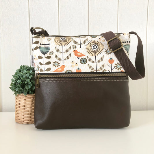 scandi meadow leather bag