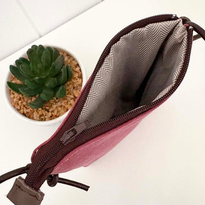 Sundew Sling Bag in Berry Canvas with Botanica #1