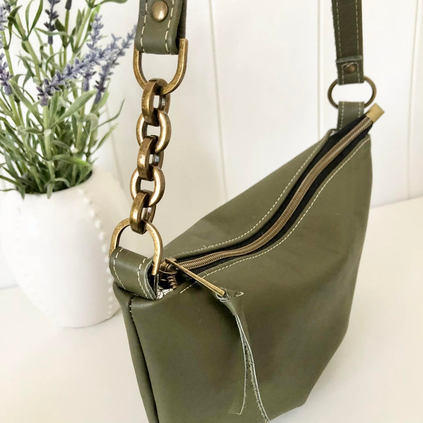 Leather Shoulder Bag